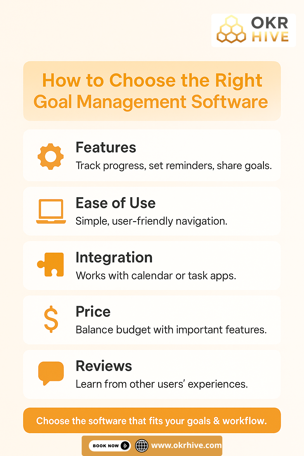 How to Choose the Right Goal Management Software