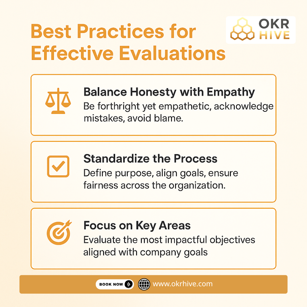 Best Practices for Effective Evaluations