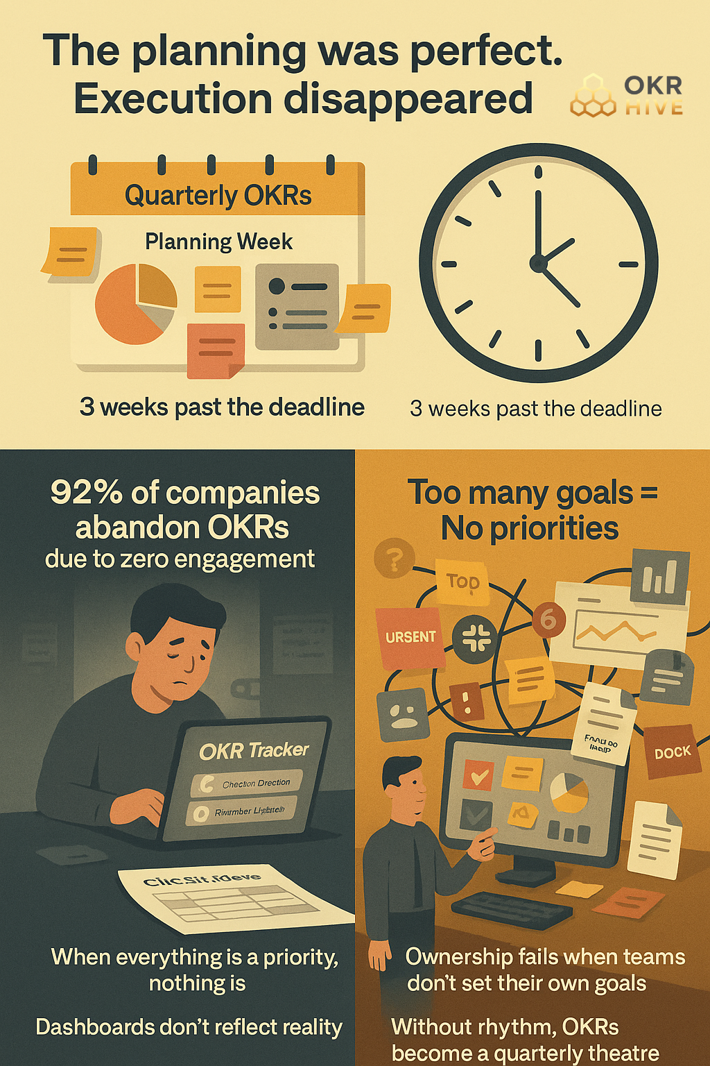 Why OKR Failure to Deliver in Real Teams